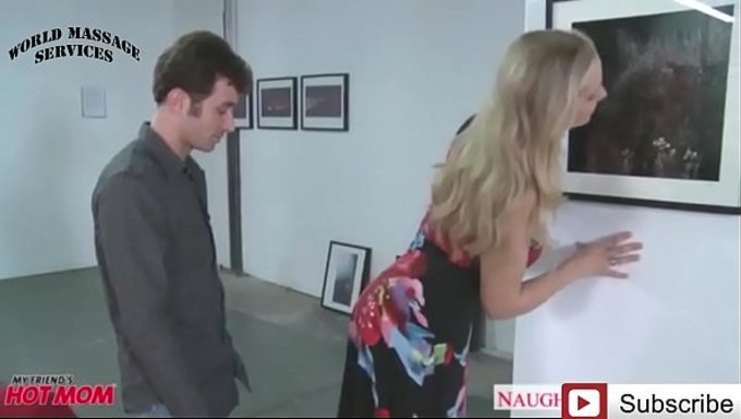 Step Mom Fucked Her Step Son In The Art Gallery World