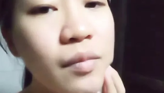 Bored Asian Girl Indulges In Solo Playtime