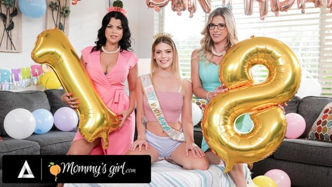 Cory Chase’s 18th Birthday Celebration With Her Stepson And A Surprise Lesbian Scene